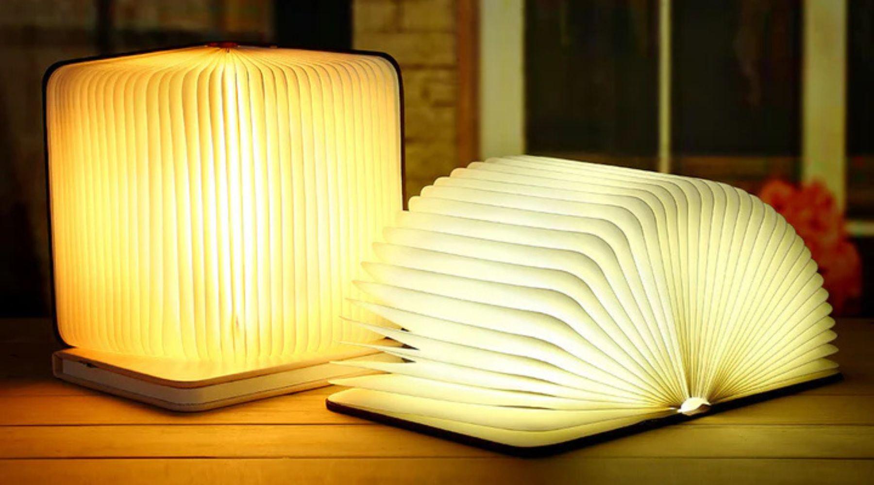 Illuminate Your Space with Style-The 3D Folding Creative LED Night Light That Doubles as Décor