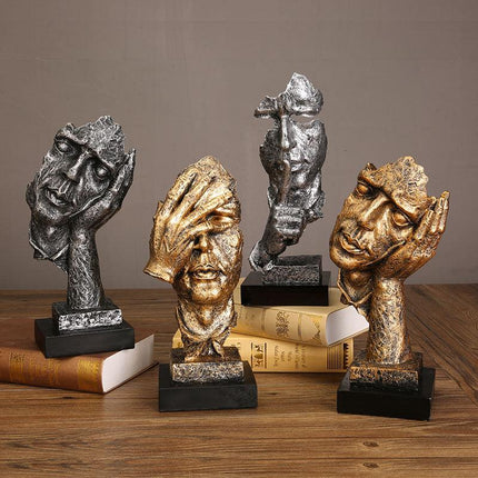 The Thinker Abstract Statue