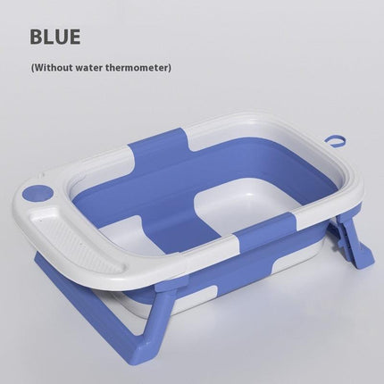 Folding Baby Bath Tub with Thermometer