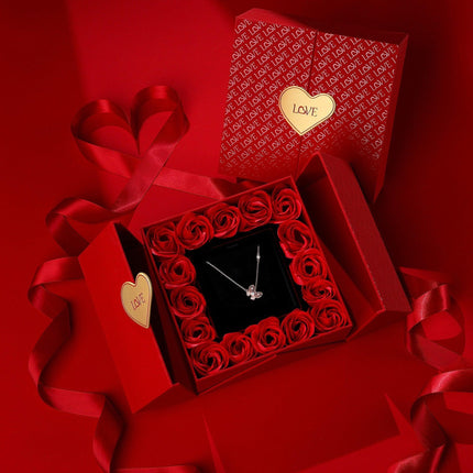 Double Open Rose Gift Box