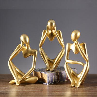 The Thinker Abstract Statue