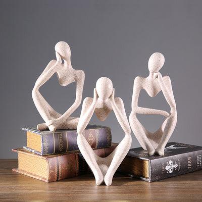 The Thinker Abstract Statue