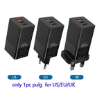 65W USB-C PD Wall Charger