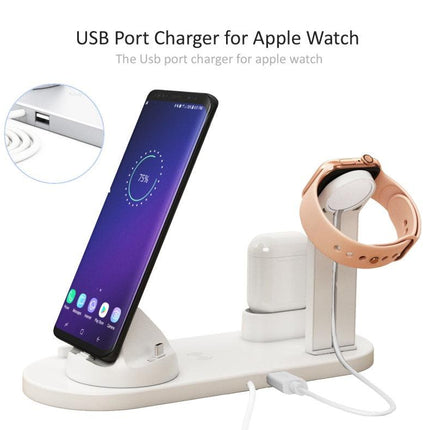 3-in-1 Wireless Charging Station for Phone, Watch & Earbuds