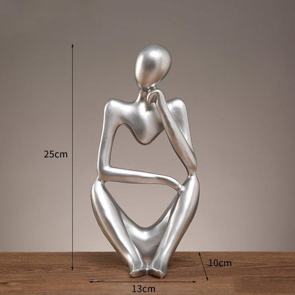 The Thinker Abstract Statue