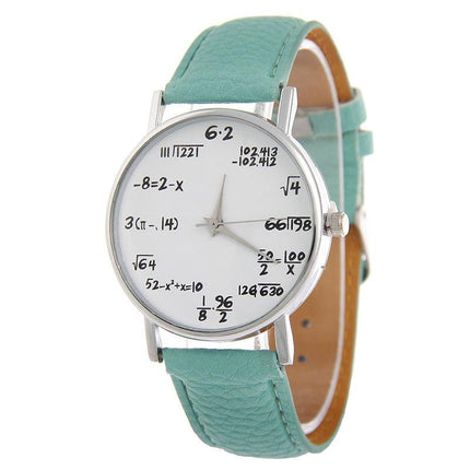 Unique Mathematical Dial Quartz Timepiece for Men & Women