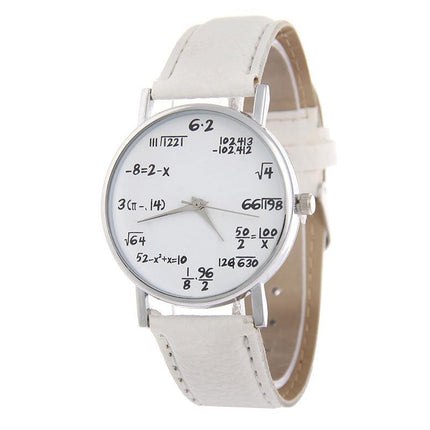 Unique Mathematical Dial Quartz Timepiece for Men & Women