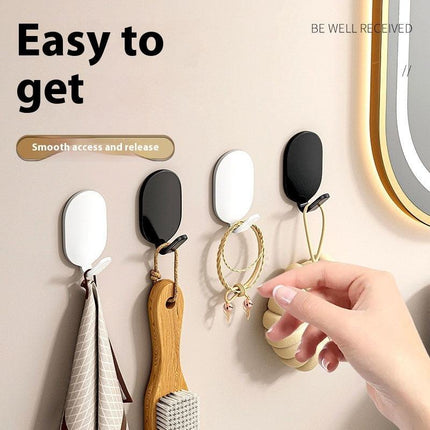 5/10pcs Hormis muraux auto-adhésifs clés de porte Habillement Horme de robe Horme de serviette de serviette de serviette de salle de bain Crochet multifonction accessoire de salle de bain