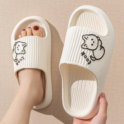 Cute Cat Platform Slippers