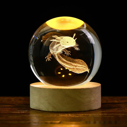 Lumineux ciel étoilé et planètes Moon Moon Crystal Ball Small Night lampe Projecteur Ambient Light Creative Gift Nouveau étrange cadeau