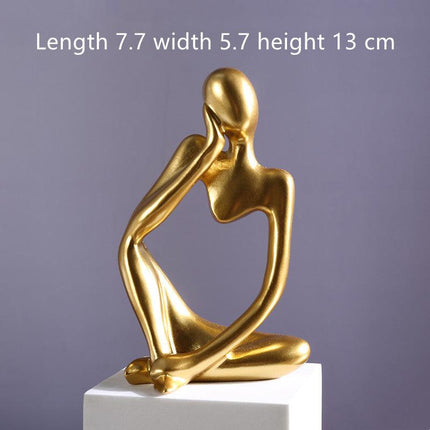 The Thinker Abstract Statue