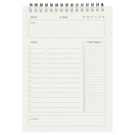 A5 Spiral Planner Notebook