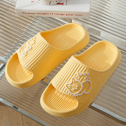 Cute Cat Platform Slippers