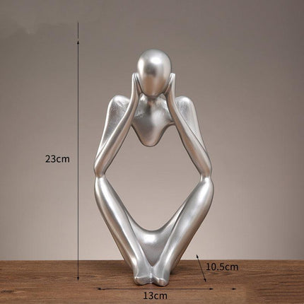 The Thinker Abstract Statue