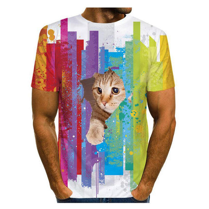 3D Animal Print Graphic T-Shirt