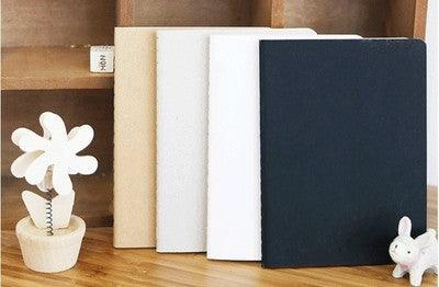 5 Stück A5 B5 A4 Notizbuch, 36 Blatt/72 Seiten/Buch, Kraftpapier und schwarzer Einband, Büro-Lernnotizen-Zubehör QP-09
