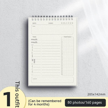 A5 Spiral Planner Notebook