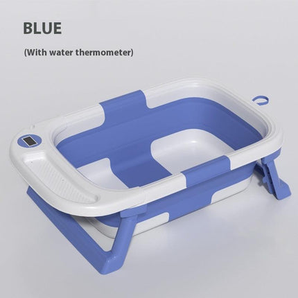 Folding Baby Bath Tub with Thermometer