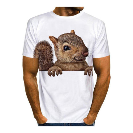 3D Animal Print Graphic T-Shirt