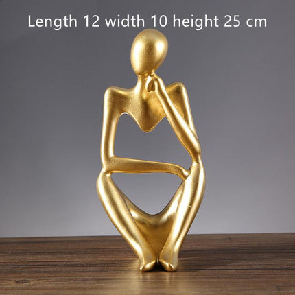 The Thinker Abstract Statue