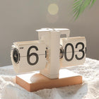 Flip Clock Vintage Desk Clocks Retro Flip Down Clocks - Corloge interne alimentée en batte