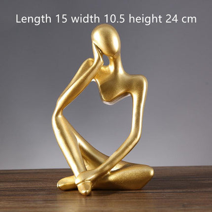 The Thinker Abstract Statue