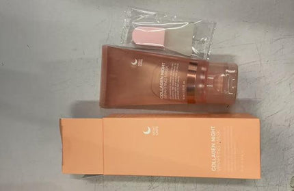 Gesichts-Nachtmaske, Collagen-Wickelmaske, natürliche Inhaltsstoffe, straffende Elastizität und Feuchtigkeit, Anti-Falten, für die Hautpflege