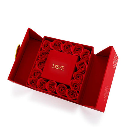 Double Open Rose Gift Box