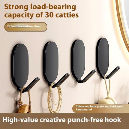 5/10pcs Hormis muraux auto-adhésifs clés de porte Habillement Horme de robe Horme de serviette de serviette de serviette de salle de bain Crochet multifonction accessoire de salle de bain