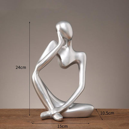 The Thinker Abstract Statue