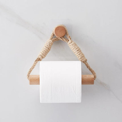 Retro Hemp Rope Paper Holder