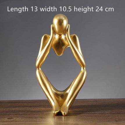 The Thinker Abstract Statue