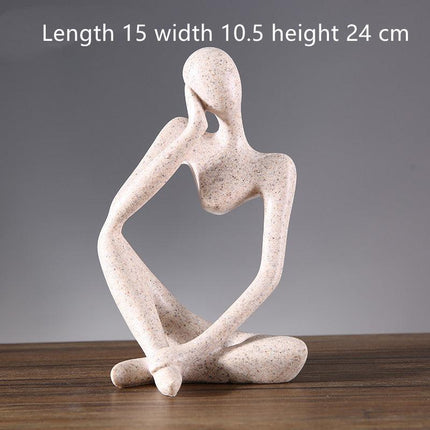 The Thinker Abstract Statue
