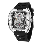Men’s Barrel-Shaped Waterproof Mechanical Watch