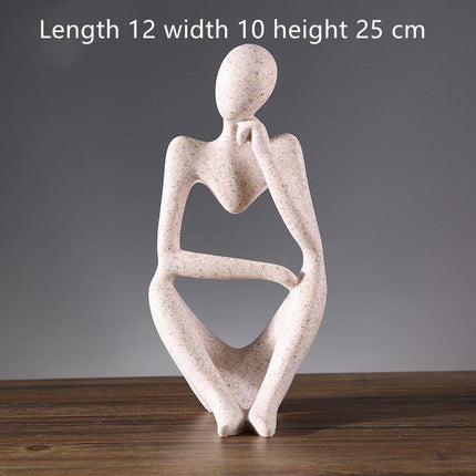 The Thinker Abstract Statue