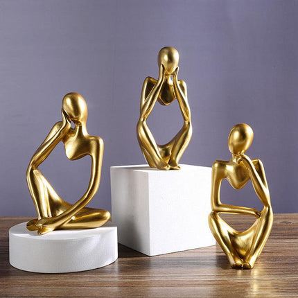 The Thinker Abstract Statue