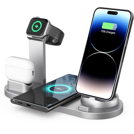 3-in-1 Wireless Charging Station for Phone, Watch & Earbuds