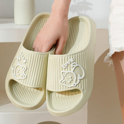 Cute Cat Platform Slippers