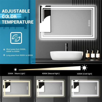 LED Bathroom Mirror with Lights
