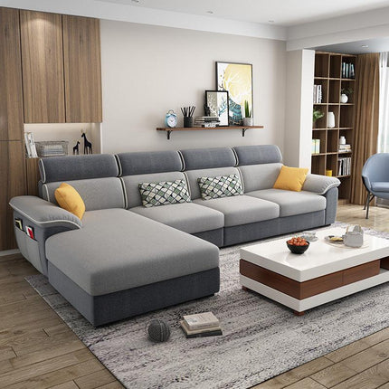 Convertible Sectional 3 L-Shaped Couch