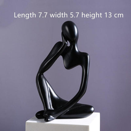 The Thinker Abstract Statue
