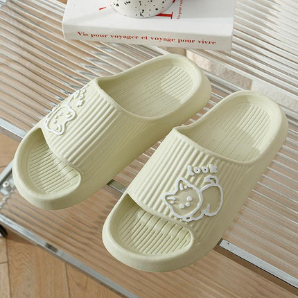 Cute Cat Platform Slippers