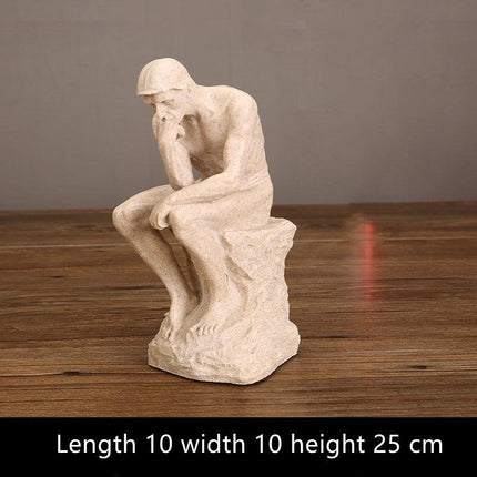 The Thinker Abstract Statue