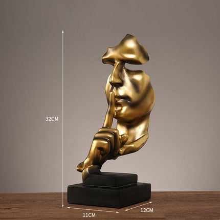The Thinker Abstract Statue