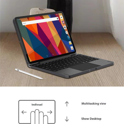 3-in-1 Hardware Magnetic Suspension Foldable Flat Shell